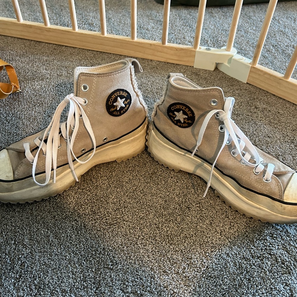 Converse High-Top Sneakers in Light grey